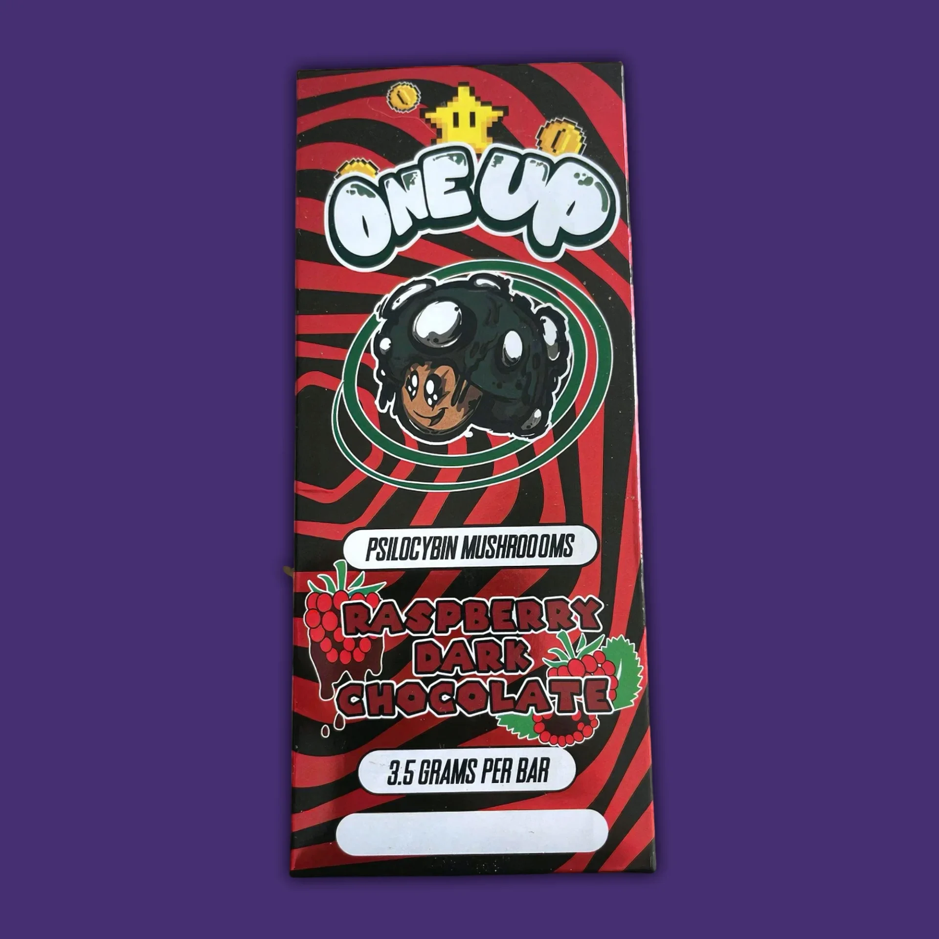 Oneup Raspberry Dark Chocolate 01