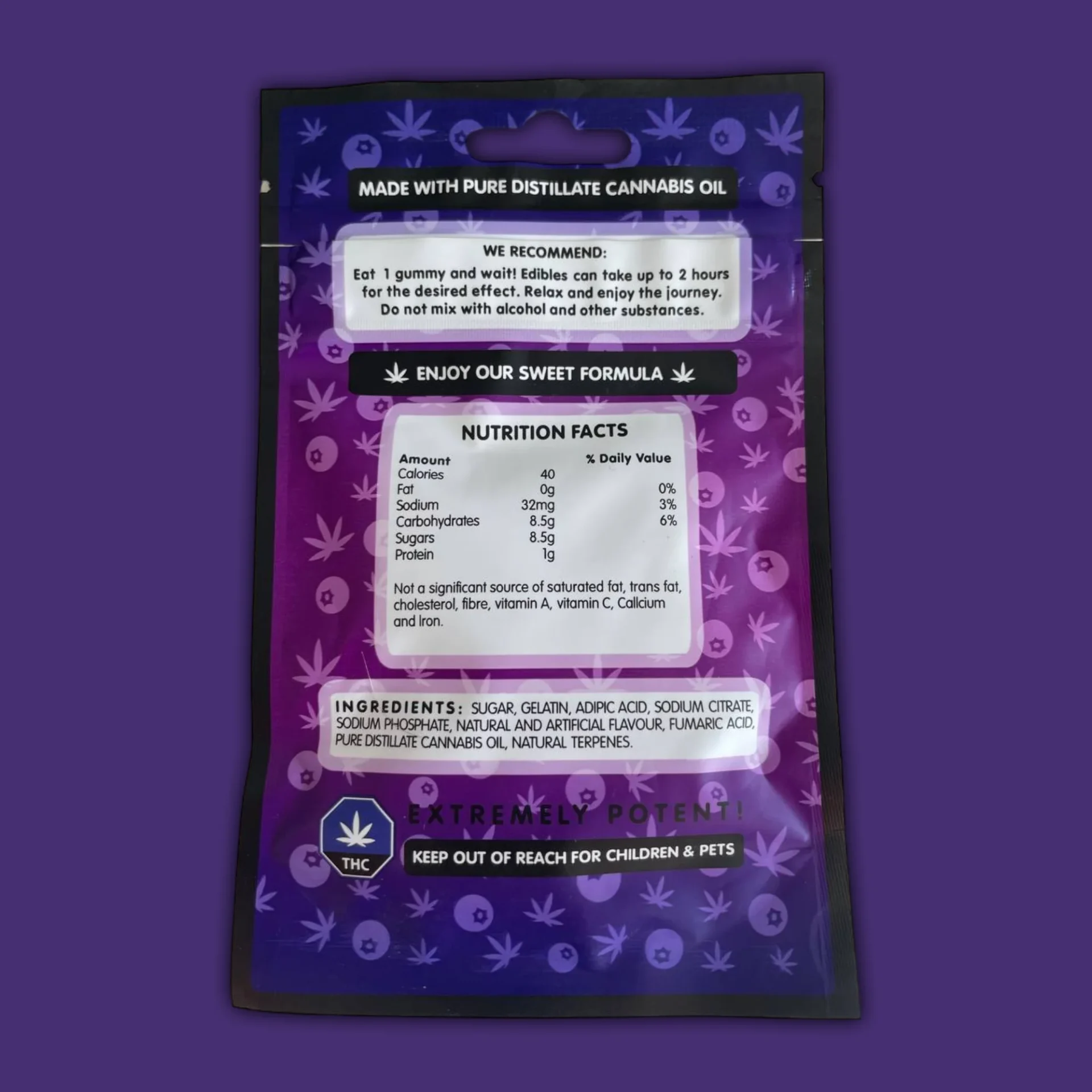 Pegasus 420 Litty Bites Blueberry Kush 02