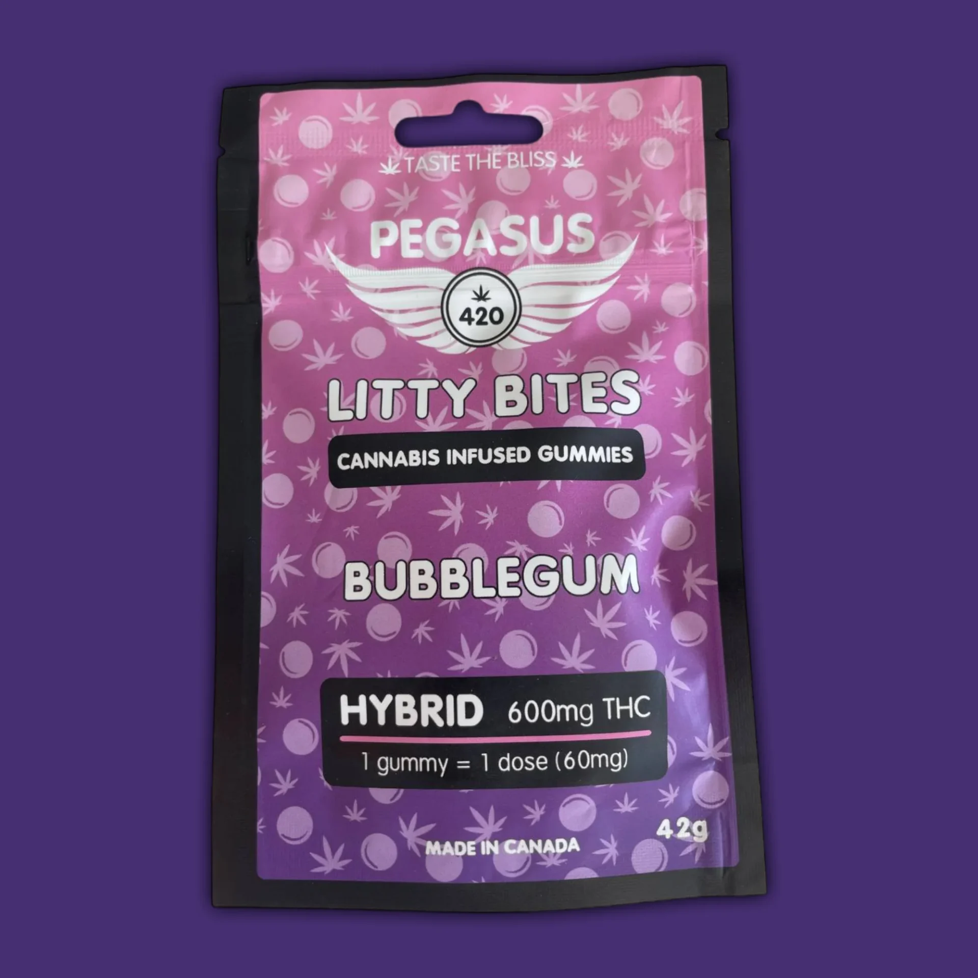 Pegasus 420 Litty Bites Bubblegum 01