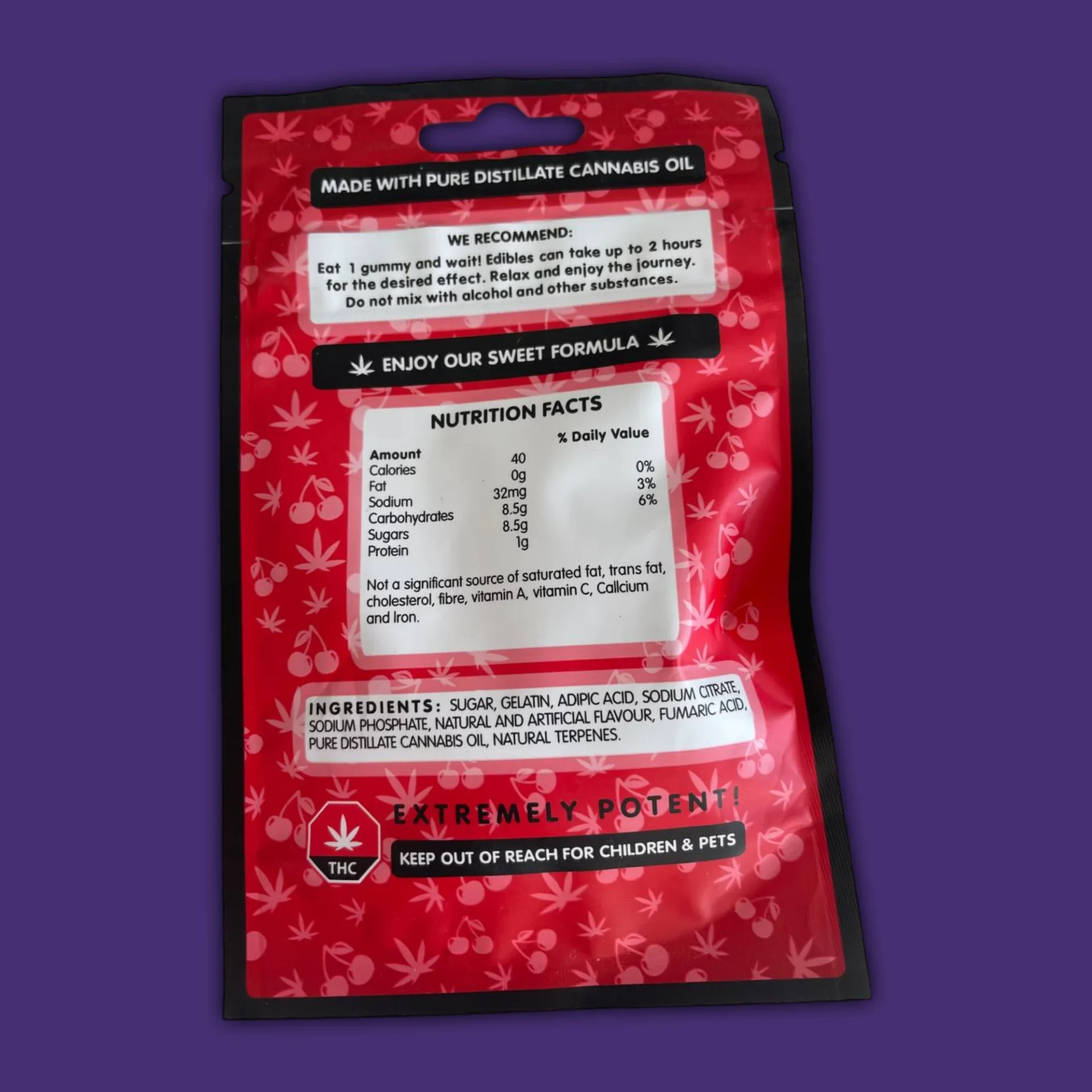 Pegasus 420 Litty Bites Cherry Kush 02