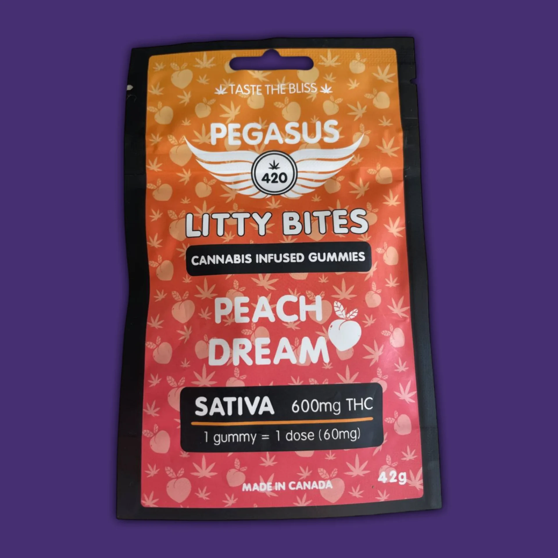 Pegasus 420 Litty Bites Peach Dream 01