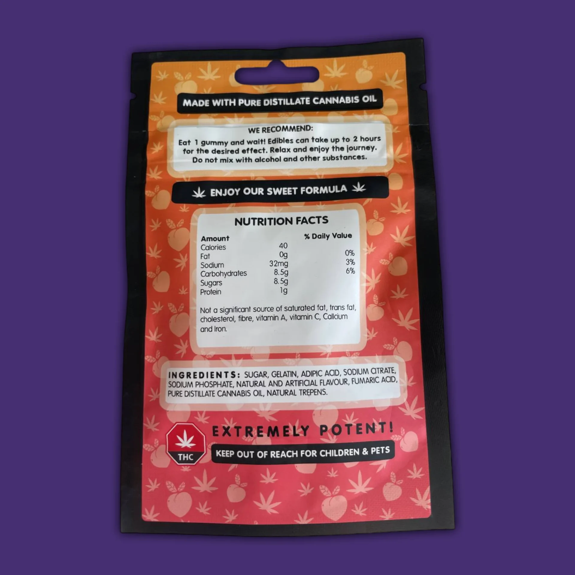 Pegasus 420 Litty Bites Peach Dream 02